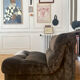 Vintage velvet armchair