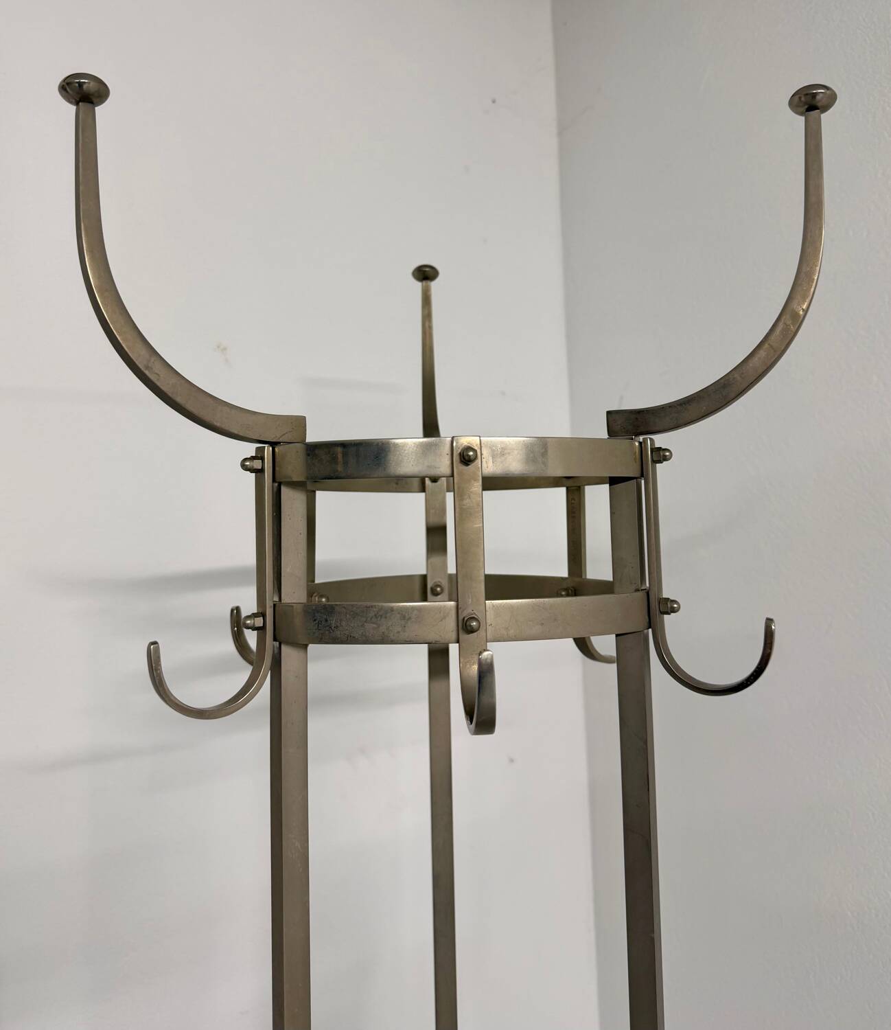 Coat rack Nymphenburg design by Otto Blümel for Classicon brass 80s