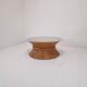 Table basse en bambou en forme de gerbe de blé par McGuire, États-Unis, vers 1970