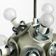 1960s Atomic Space Age Kaiser Leuchten metal ceiling lamp