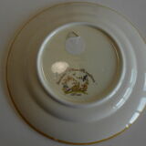 DECORATIVE PLATE FAIENCE MARTRES TOLOSANE MOUSTIERS