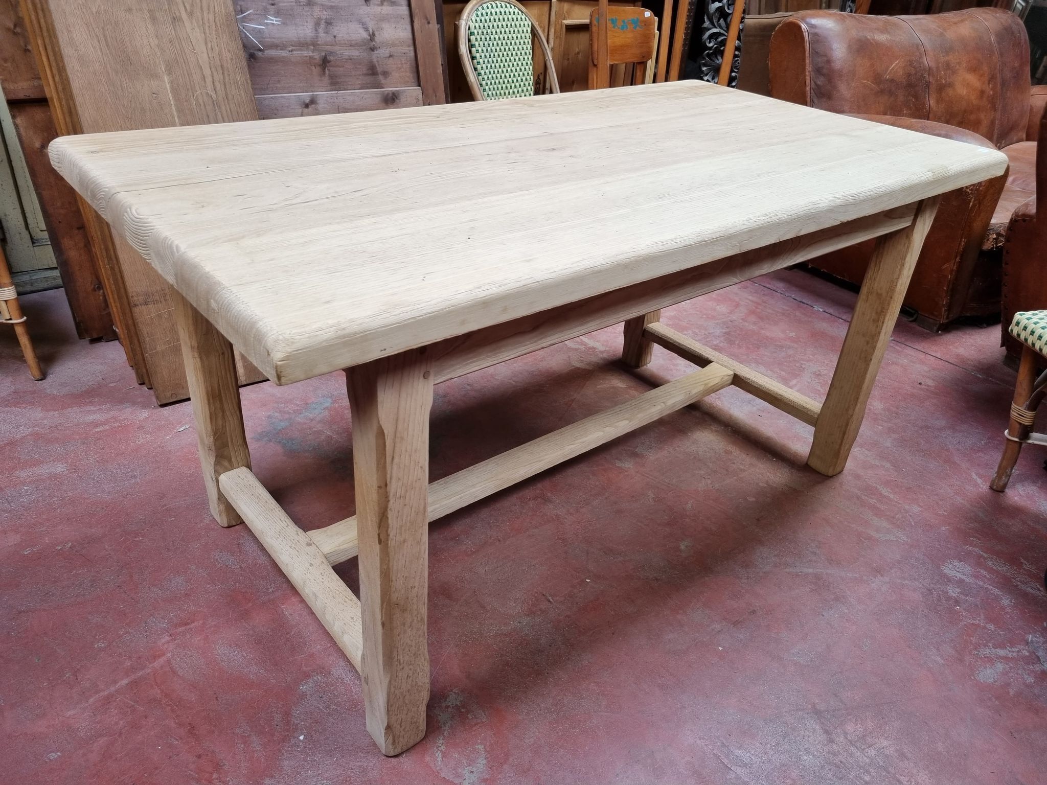 Oak farmhouse table