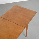 Vintage extendable ash table, France circa 1950