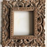 Carved wooden frame