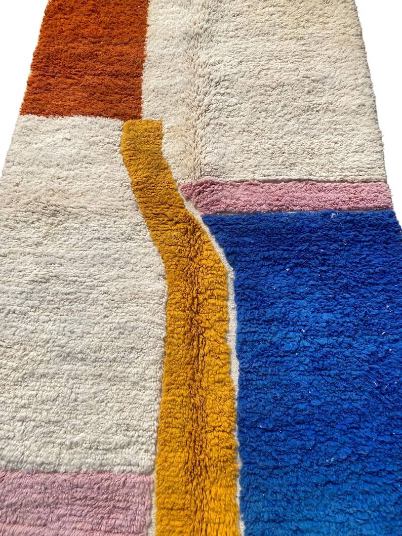 Handmade wool rug 250cm x 150cm