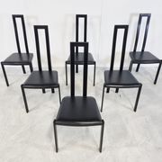 Vintage postmodern dining chairs, 1980s