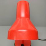 Elite - industrial style desk lamp - red lacquered metal - netherlands - 90's