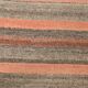 Tapis kilim turc saumon et marron 4x5, 134x164 cm