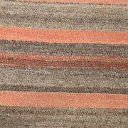 Tapis kilim turc saumon et marron 4x5, 134x164 cm