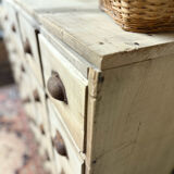 Magnificent wooden workshop cabinet.