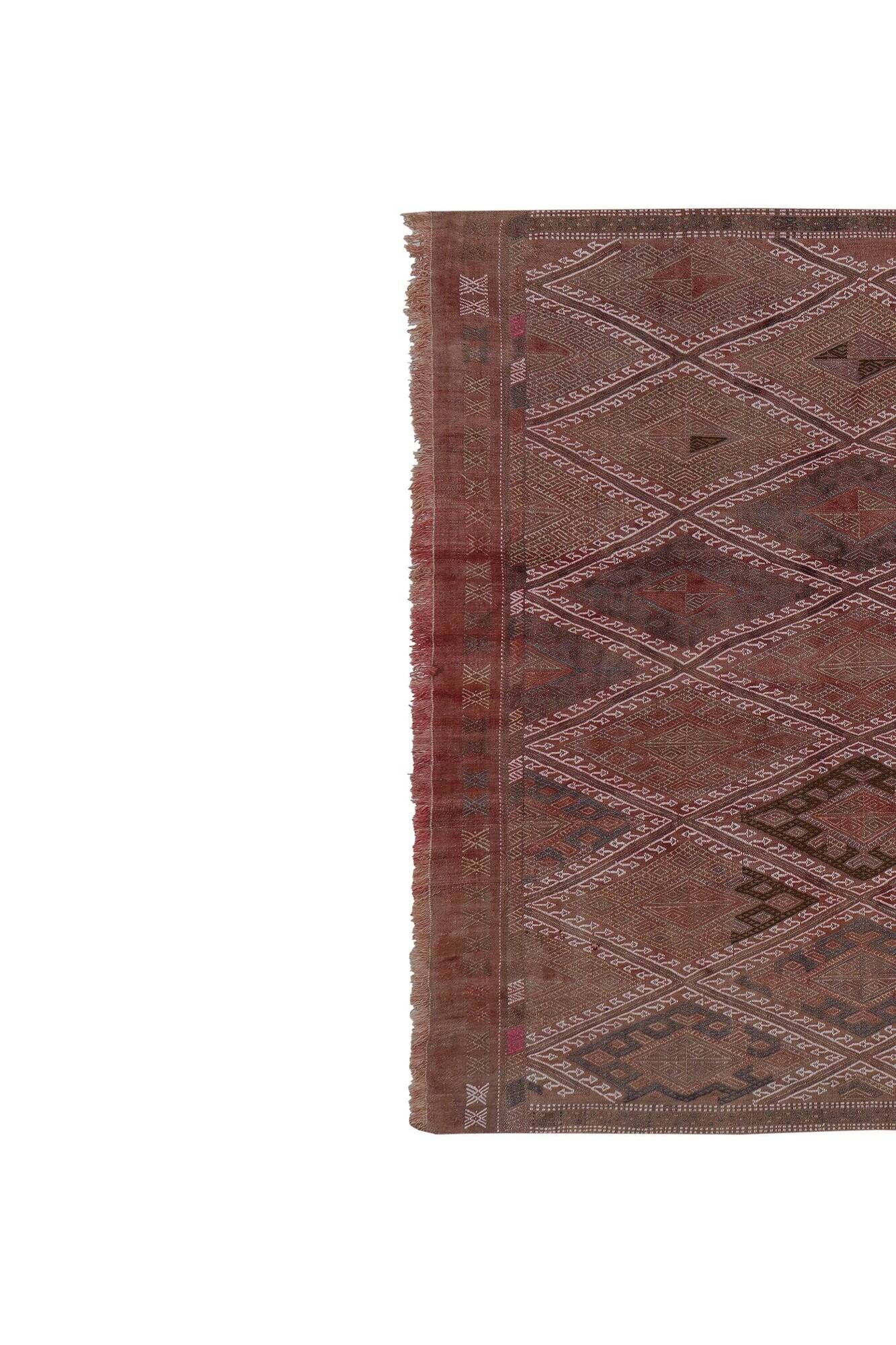 Vintage Turkish kilim handwoven 174x230 cm