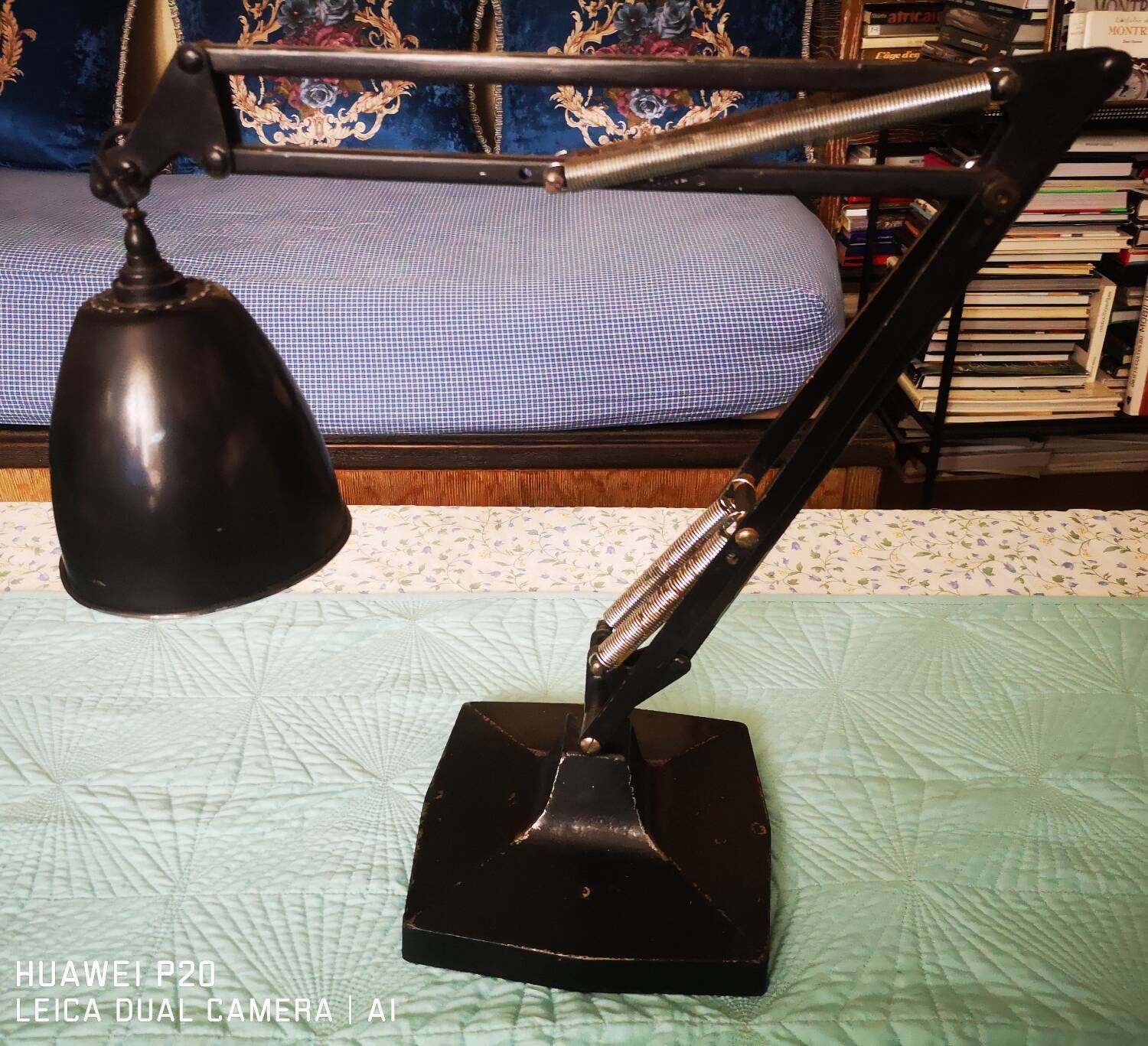 Anglepoise: large vintage architect lamp