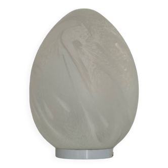 Large designer egg lamp by Vianne Verrerie from the 70s