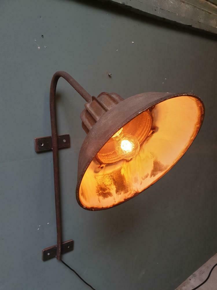 Old cast iron street lamp from France