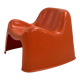 Fauteuil Toga orange par Sergio Mazza pour Artemide, 1960