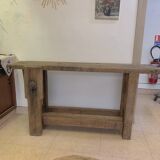 Solid wood workbench