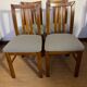 Lot de 4 chaises vintage bois