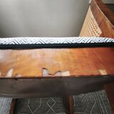 double caned armchair