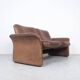 De Sede Brown Leather Ds 50 Sofa, 1970s