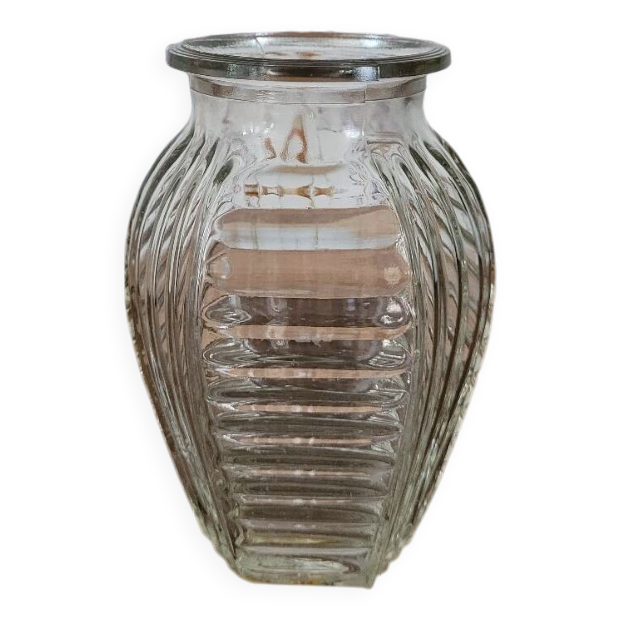 Small Art Deco glass vase