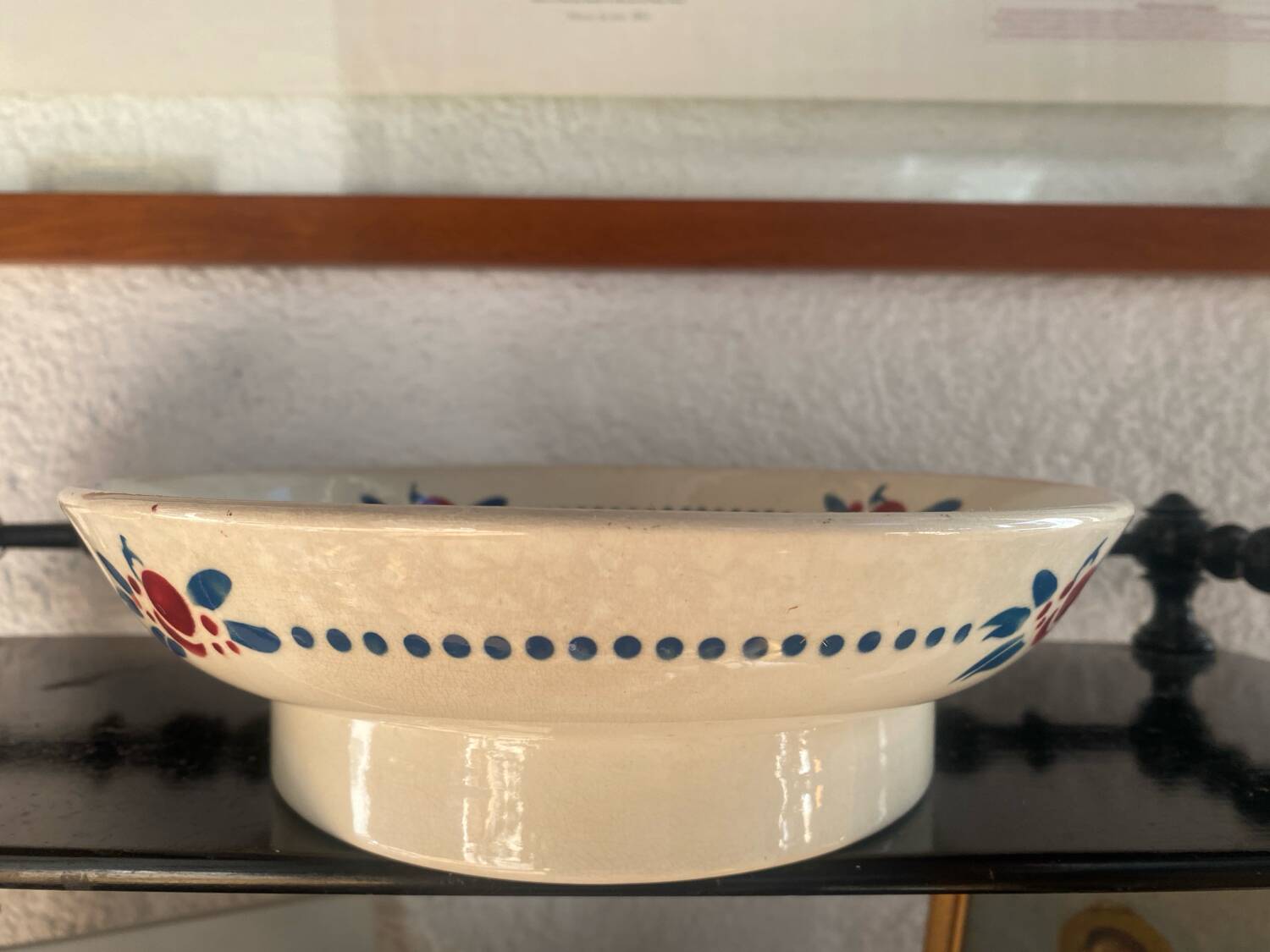 Badonviller ceramic fruit bowl