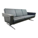 Vintage 70s armchair / sofa / couch with chrome frame