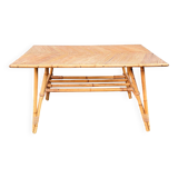 Table basse en rotin
