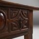 Table, console espagnole antique en chêne sculpté, XVIIIe siècle