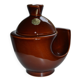 Pot en céramique  marron