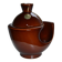 Pot en céramique  marron