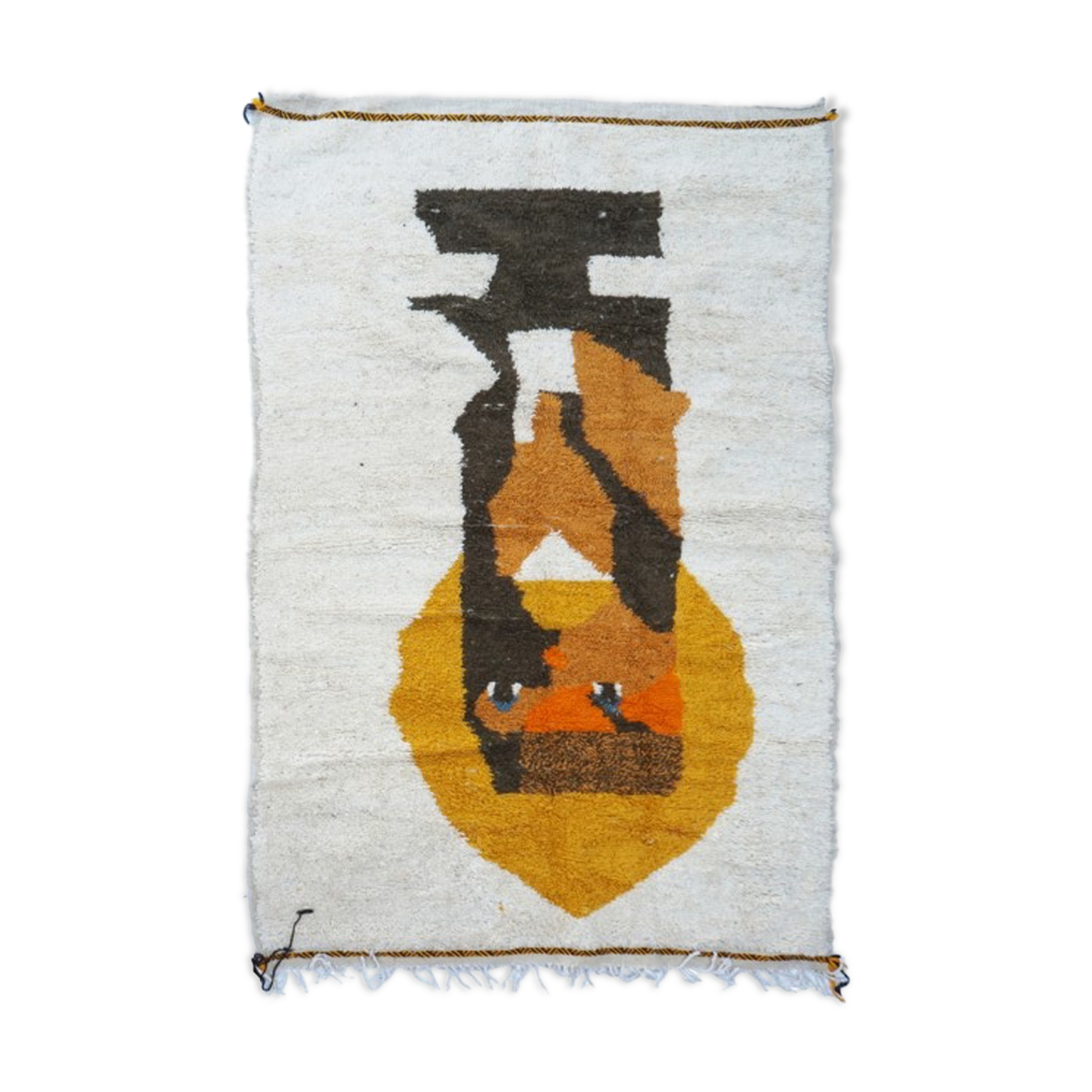 Colorful Berber carpet 242x147cm