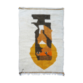 Colorful Berber carpet 242x147cm