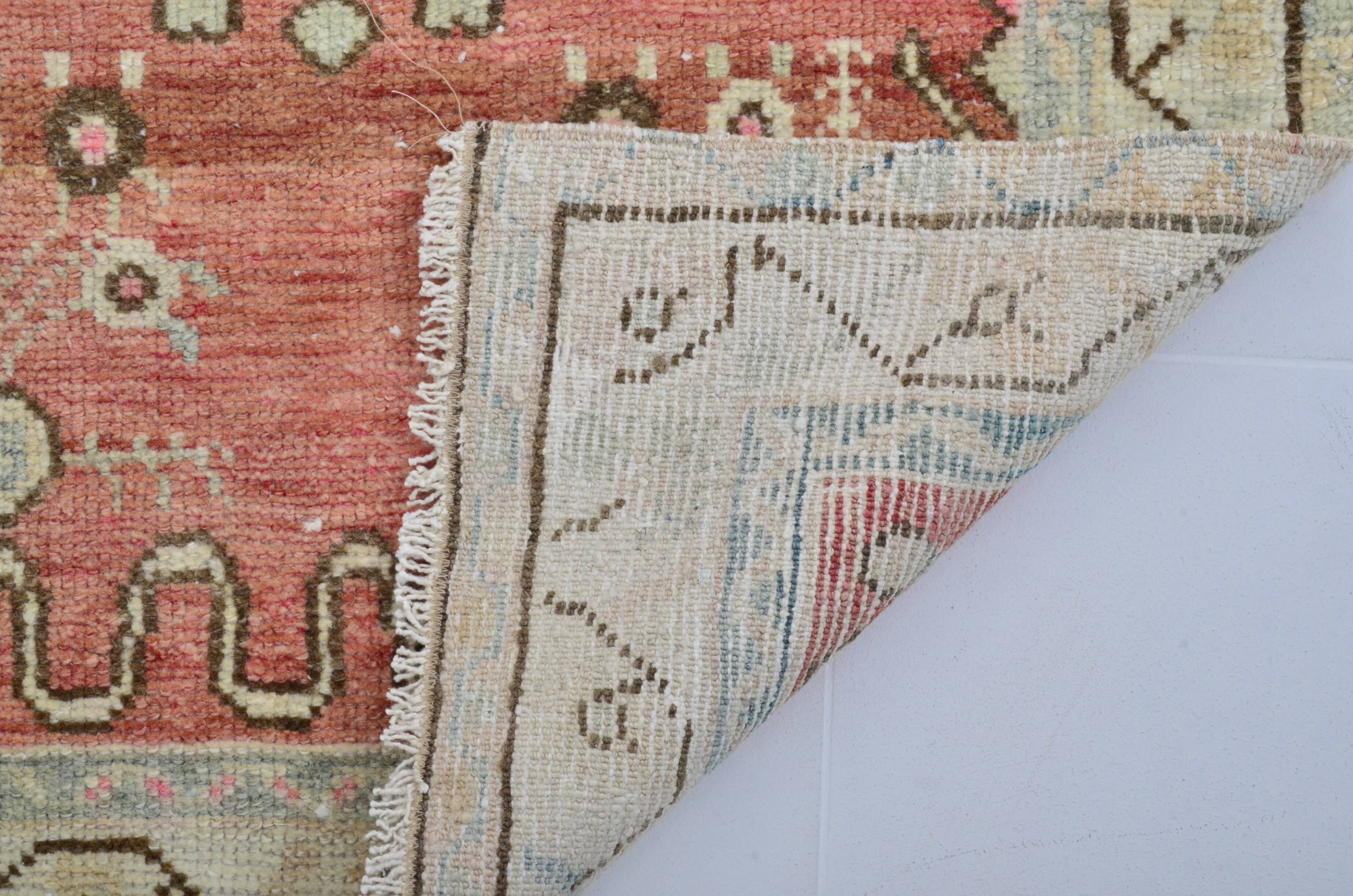 Turkish Oushak handmade rug sku 3555