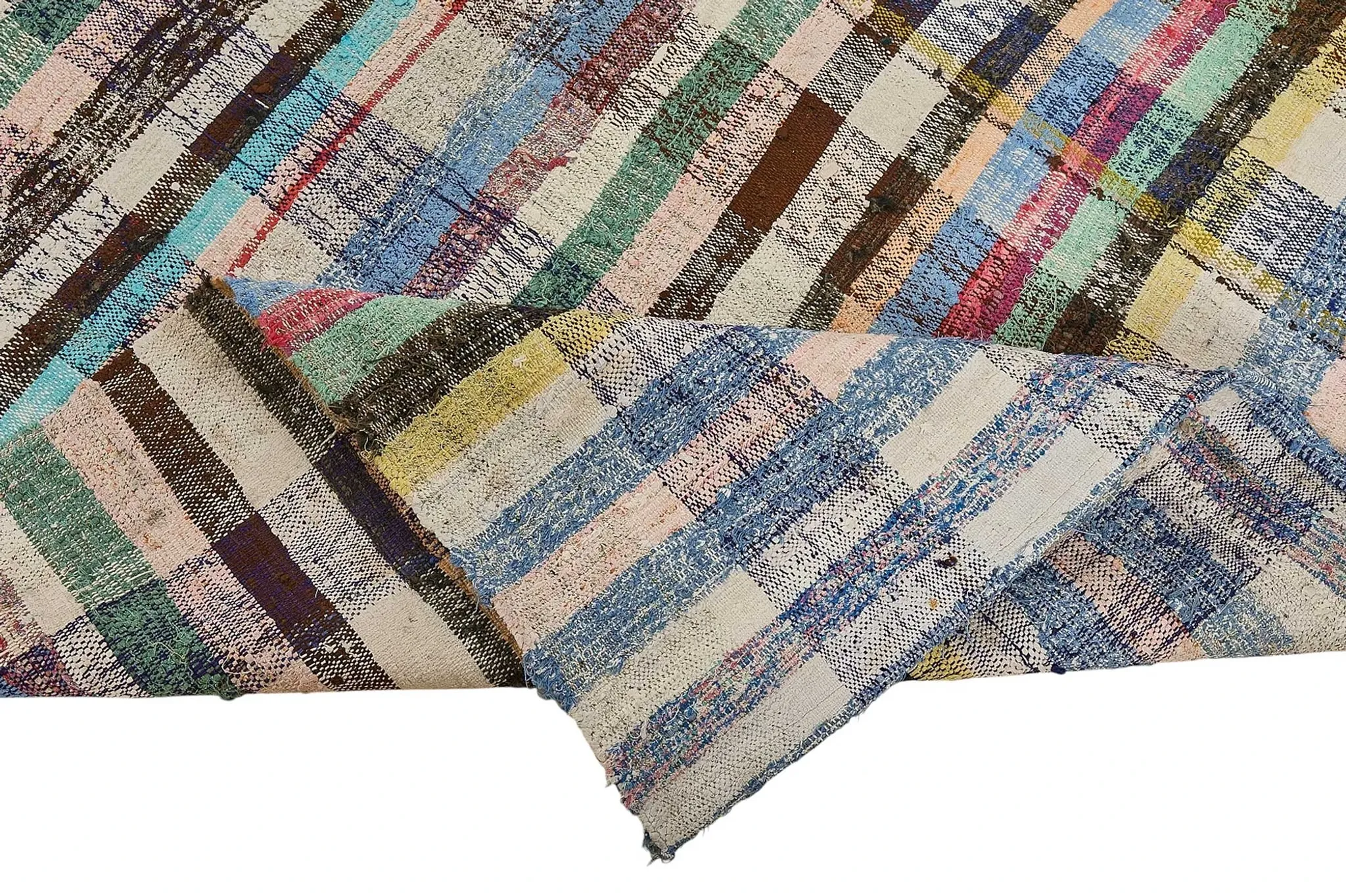 Turkish Handwoven Flatweave Chaput Kilim 193 cm x 295 cm