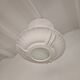 Plaster and frosted glass chandelier by Maison Arlus circa 1950