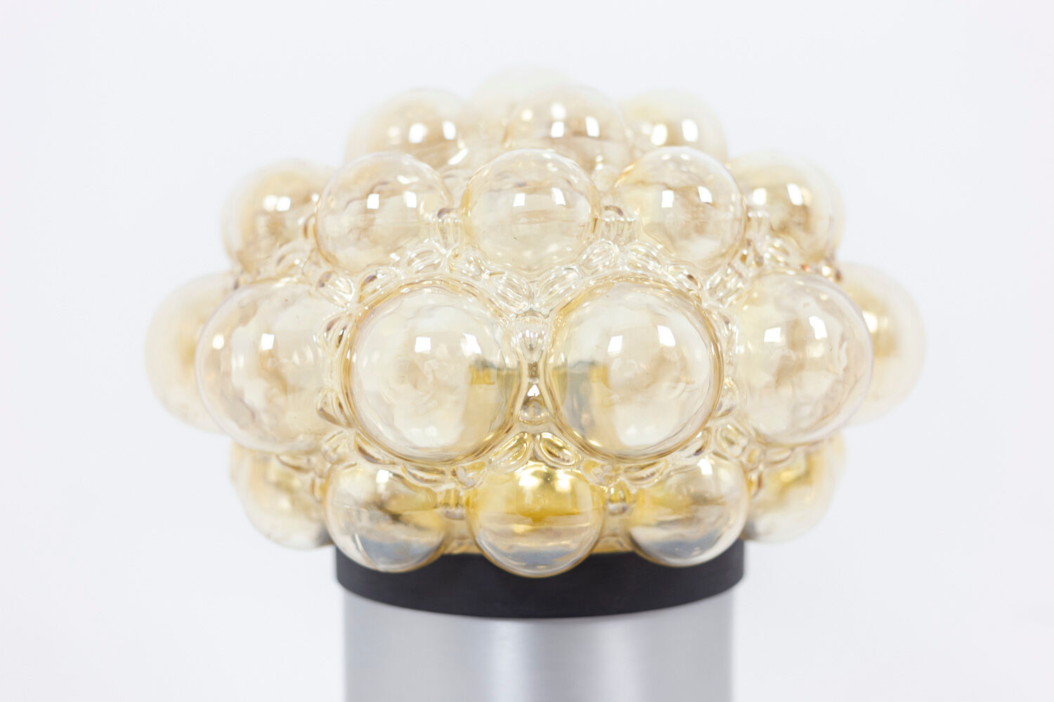 Glass luminaire, 1960s Helena Tynell for Glashütte Limburg