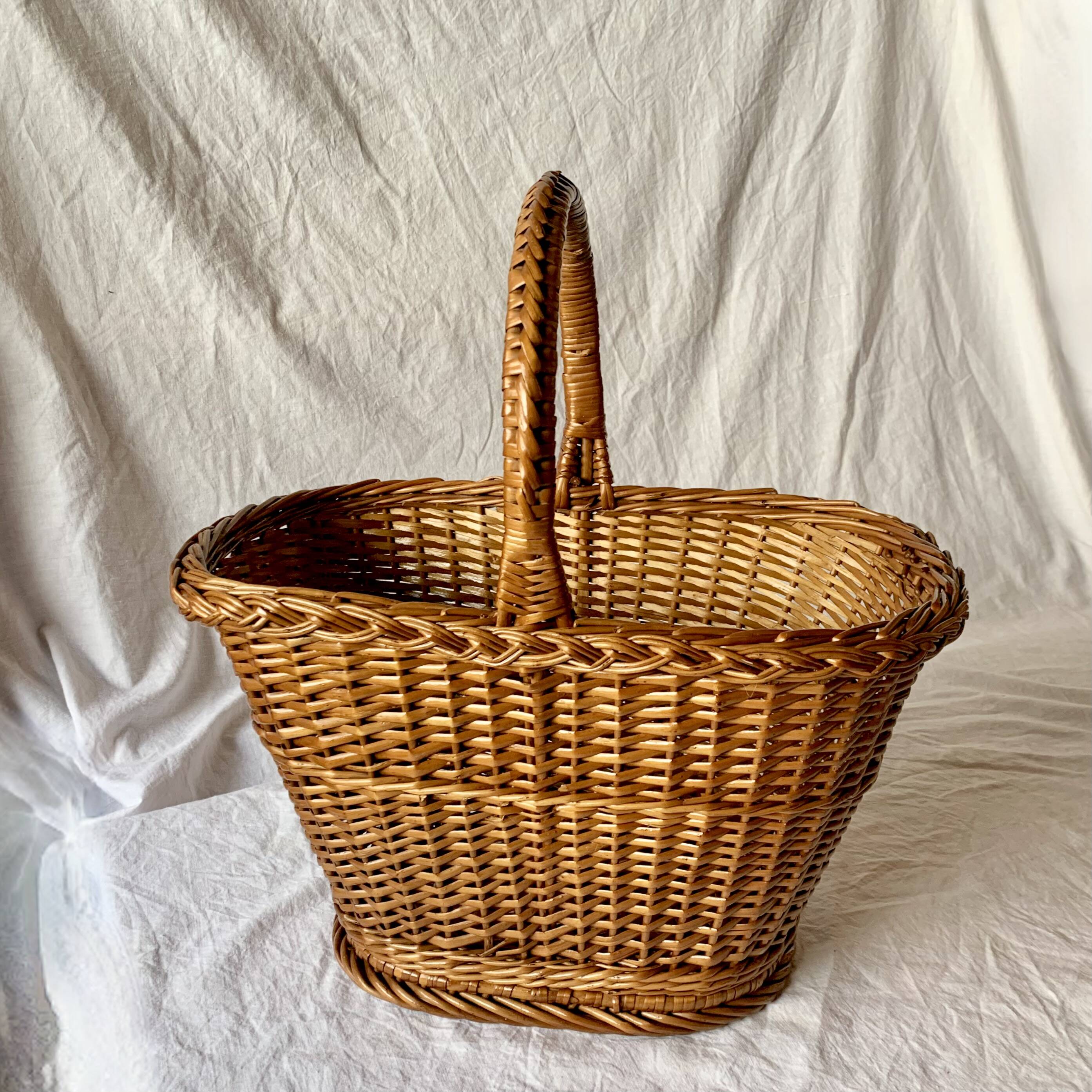 Vintage wicker basket