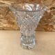Ancien vase cristallerie lorraine cristal taillé made in France vintage