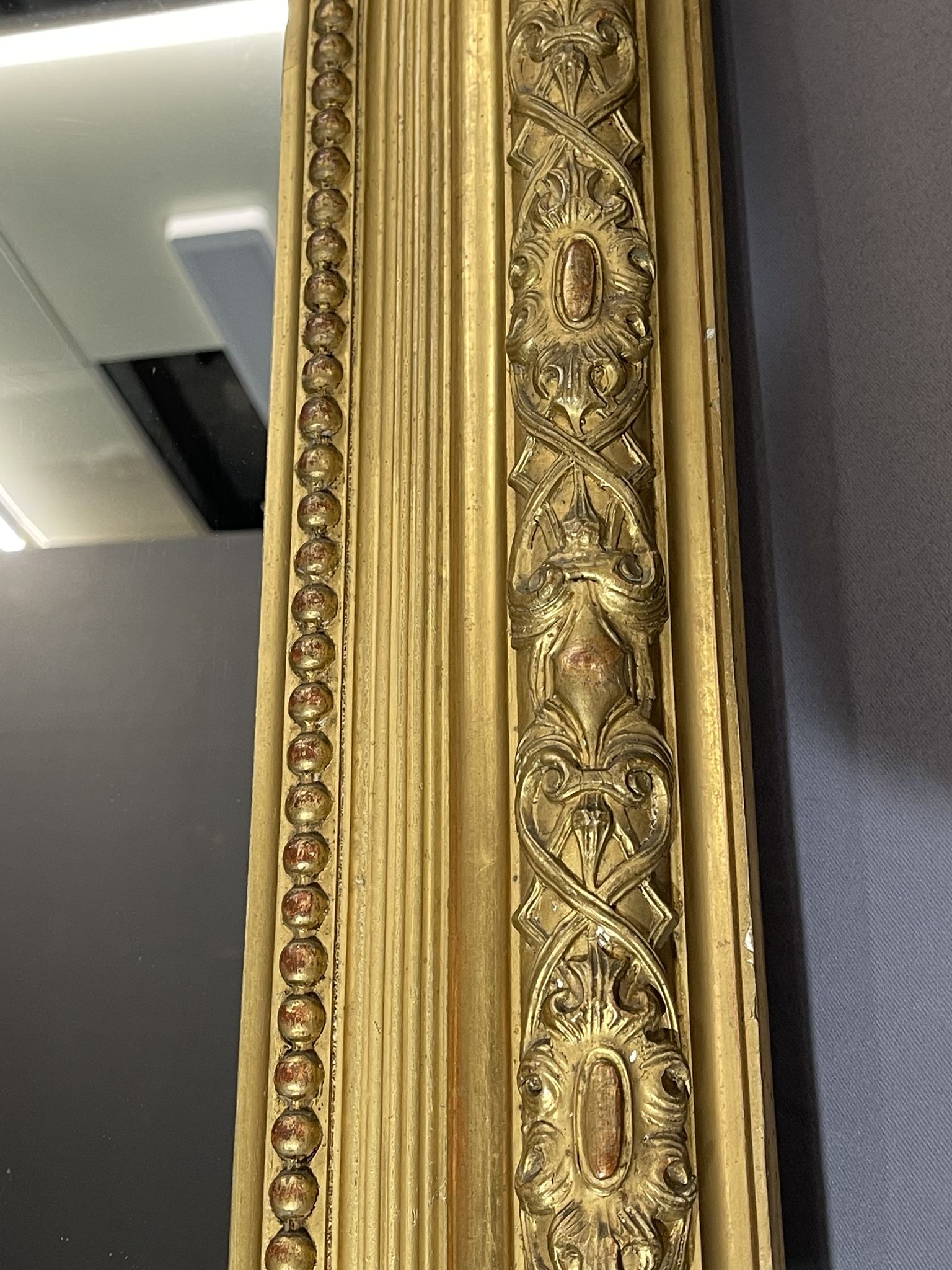 Miroir 166 x 121 ancien époque Louis-Philippe très bon état
