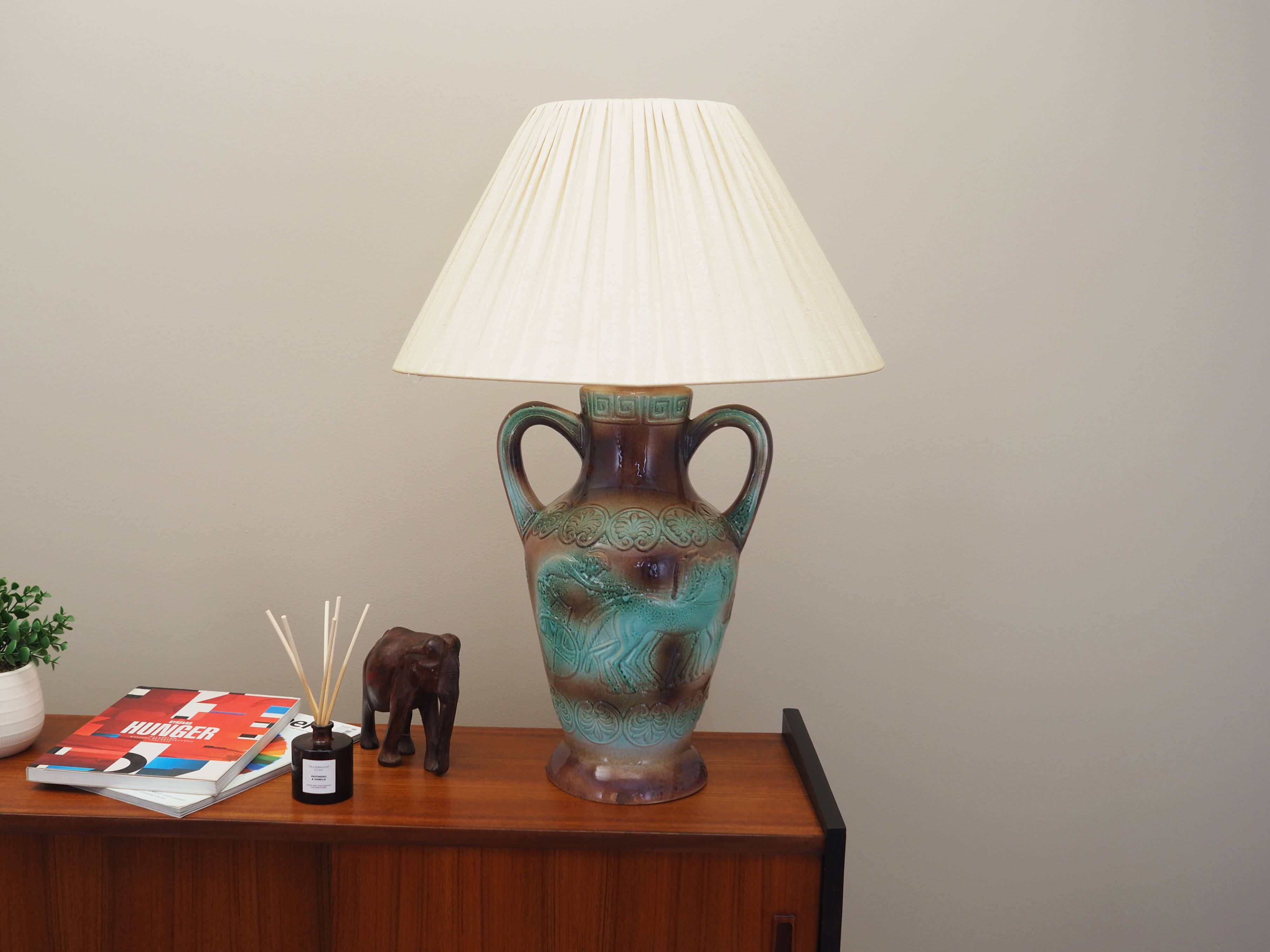 Ceramic lamp, Danish design, 1970s, production: Denmark
