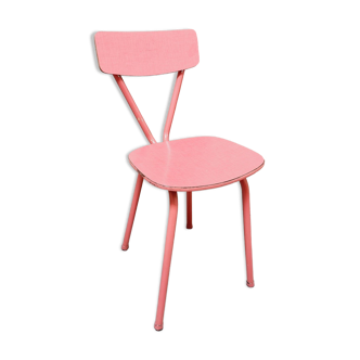 Vintage pink formica chair