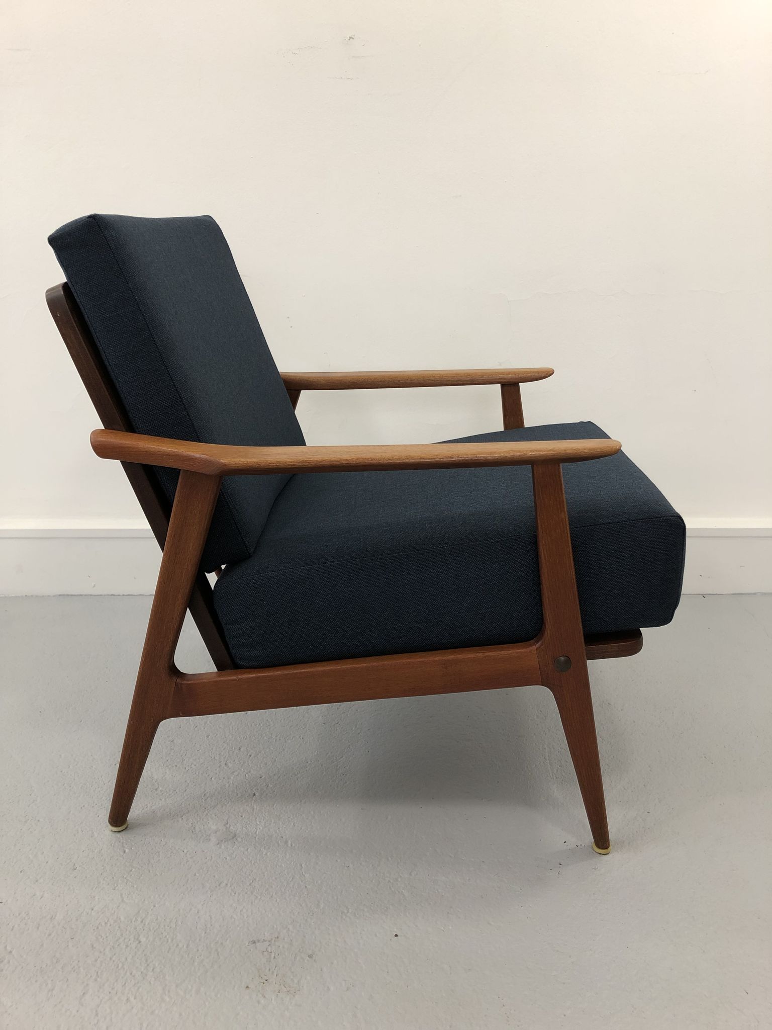 Paire de Fauteuils en teck danois vintage, années 1970