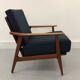 Vintage danish teak lounge chair, 1970s