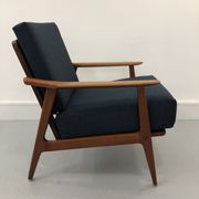 Paire de Fauteuils en teck danois vintage, années 1970
