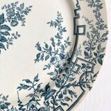 Badonviller ironstone plates "Roses"