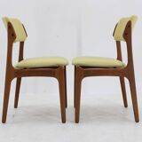 1960s Erik Buch Set of Six Restored Teak Dining Chairs, Denmark