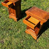 Solid cherry bedside tables