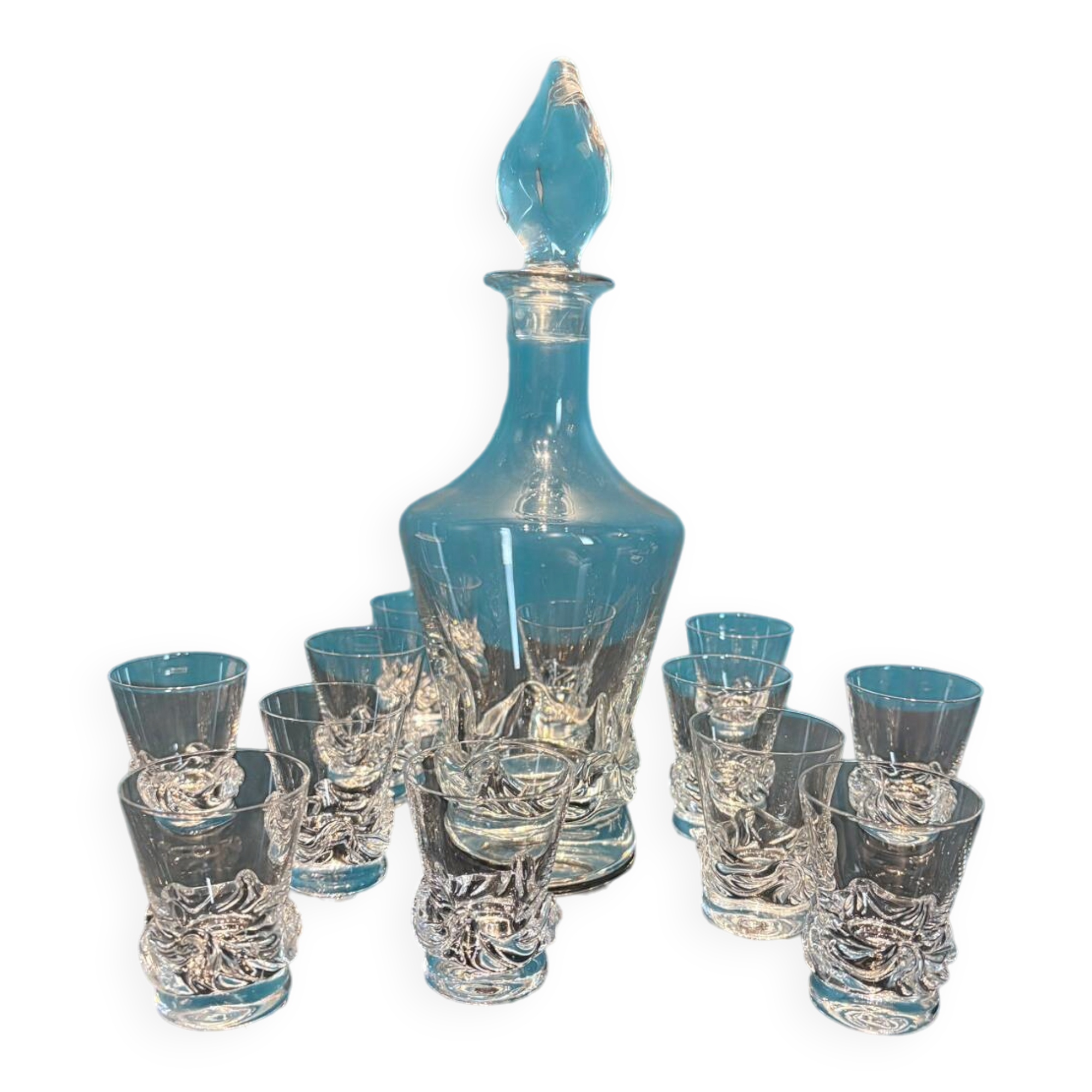 Daum liqueur service, 1950s