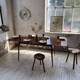 Vintage teak table with extensions, Denmark, 1960