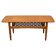 Danish midcentury coffee table with teak veneer and oak base, 1960s